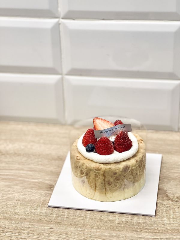 4吋 草莓乳霜千層 千層,生日蛋糕,千層蛋糕,