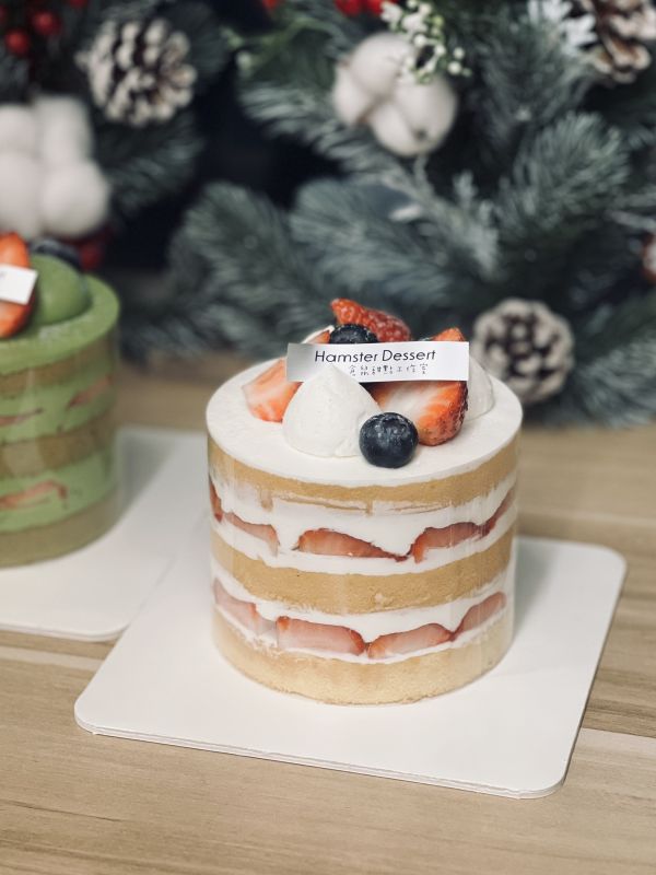 4吋 草莓裸戚風蛋糕 甜點工作室,生乳蛋糕,生日蛋糕,千層蛋糕,