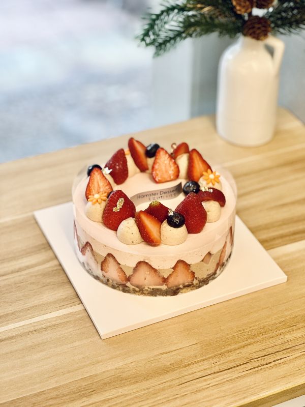 6吋 草莓優格生乳酪蛋糕 草莓季