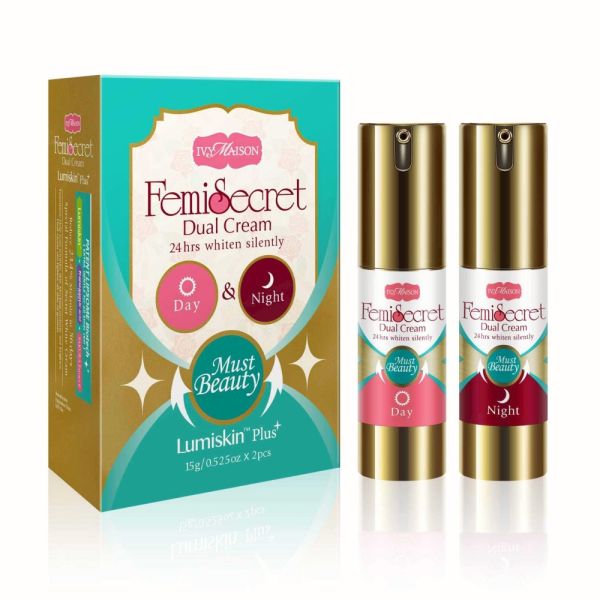 【IVY MAISON】 FemiSecret亮白粉嫩雙效霜plus+Lumiskin 15g*2入/盒*1盒 