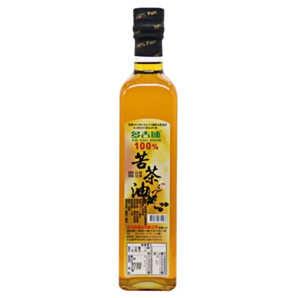【多吉師】100% 頂級冷壓苦茶油 500ml/瓶 (高單元不飽和脂肪酸首選) 