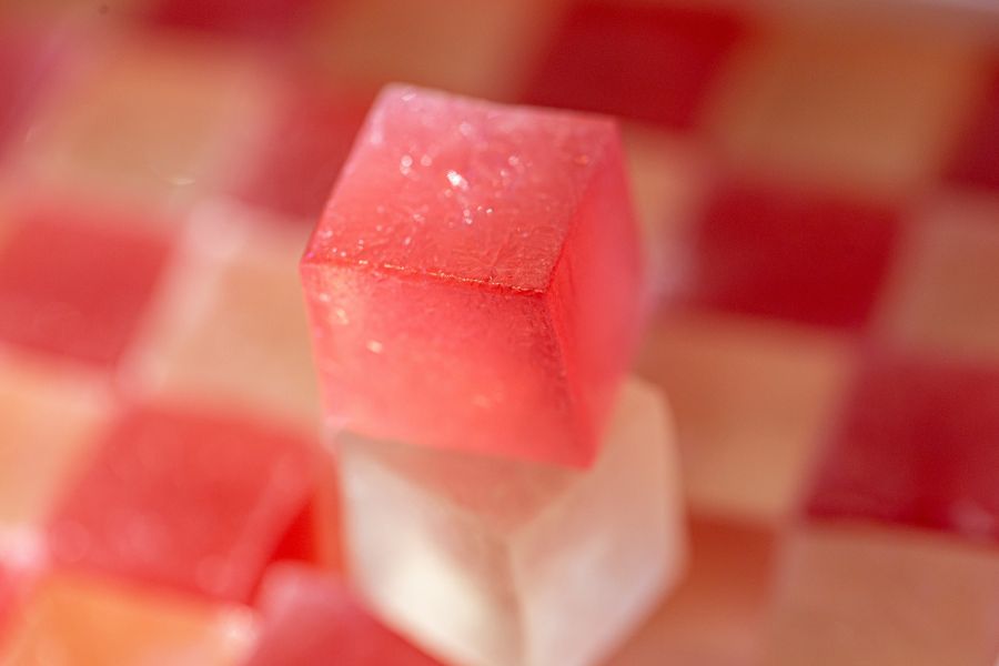 【楊梅與檸檬琥珀糖】 日本和菓子,水晶和果子,上生菓子,星空羊羹,和菓子,和果子,草莓大福,琥珀糖,銅板美食,日式甜點,和果子體驗,和菓子禮盒