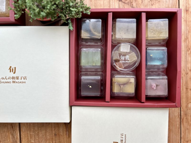 【9入豪華羊羹禮盒】 日本和菓子,春季和菓子,錦玉羹,抹茶羊羹,和菓子,和果子,草莓大福,銅板美食,日式甜點,和果子體驗,和菓子禮盒