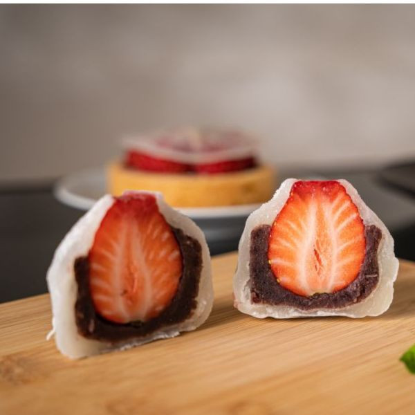 【8入紅豆草莓大福禮盒 】需點入內頁選擇商品製作日 日本和菓子,素食,蜜柑大福,星空羊羹,和菓子,和果子,草莓大福,銅板美食,日式甜點,和果子體驗,和菓子禮盒