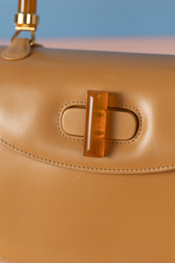 Gucci限量焦糖玳瑁手提包 #220334 