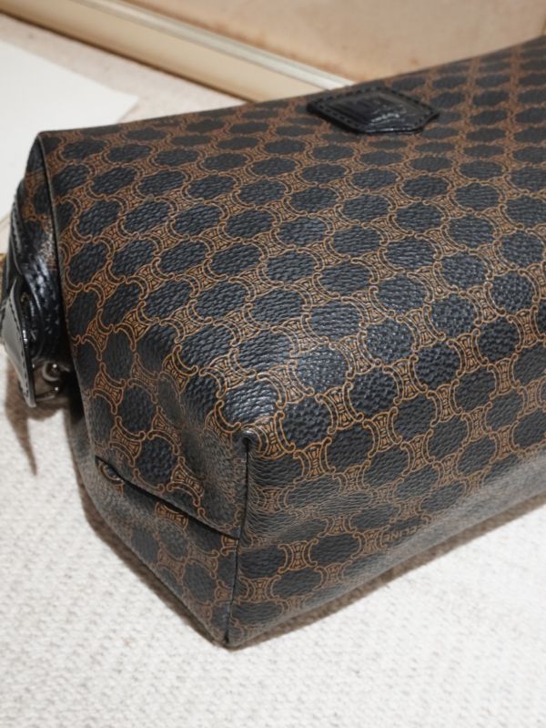 Celine 老花黑色化妝包 #241408 