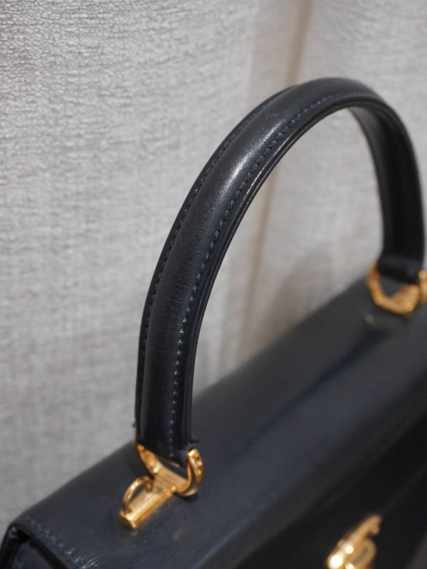 Gucci 深藍色手提斜背包 #251954 