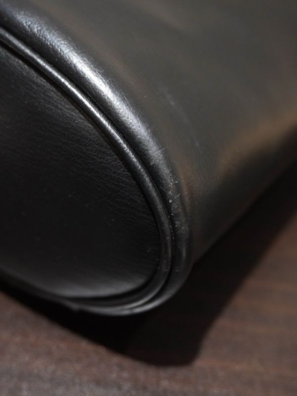 Loewe黑棕金蛇骨手提包 #251904 