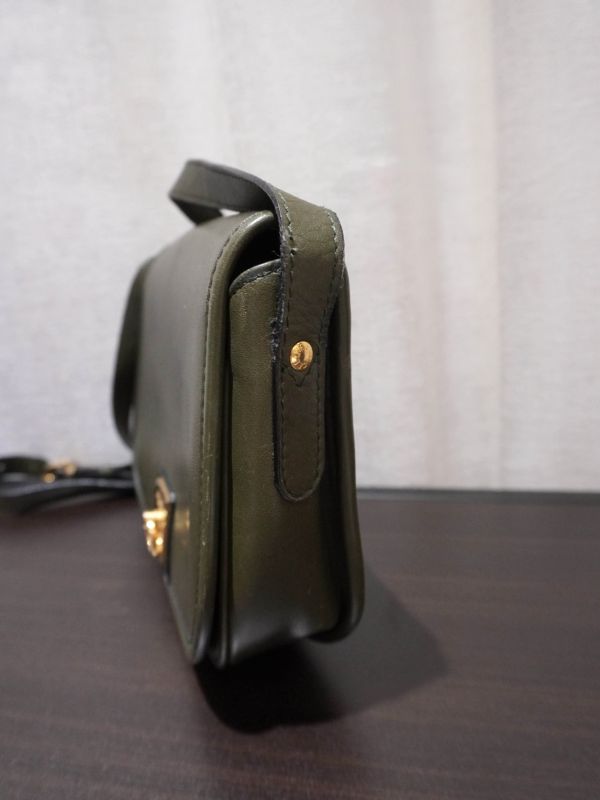 Celine橄欖綠色肩背包 #251933 