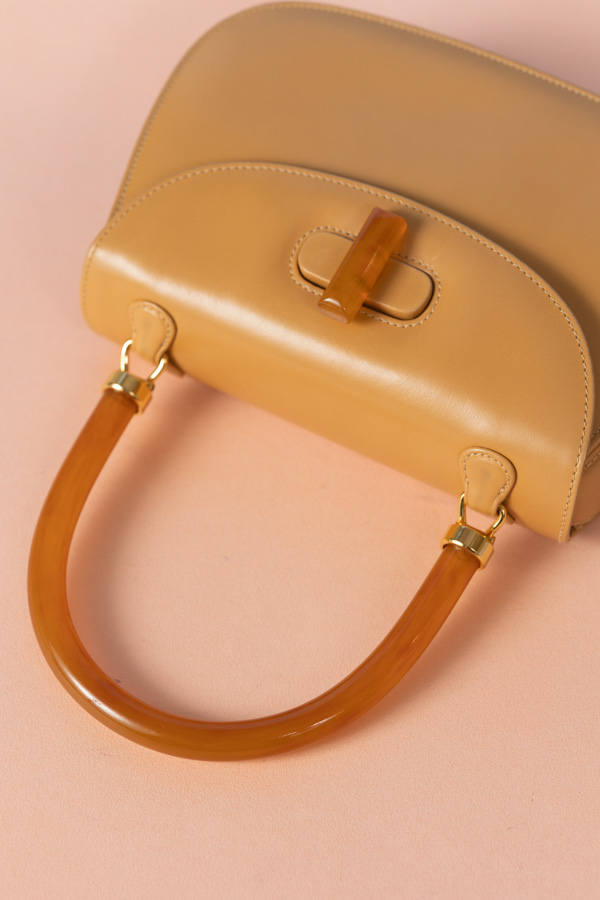 Gucci限量焦糖玳瑁手提包 #220334 