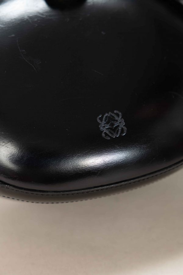 黑色小牛皮蛋蛋包 #220694 