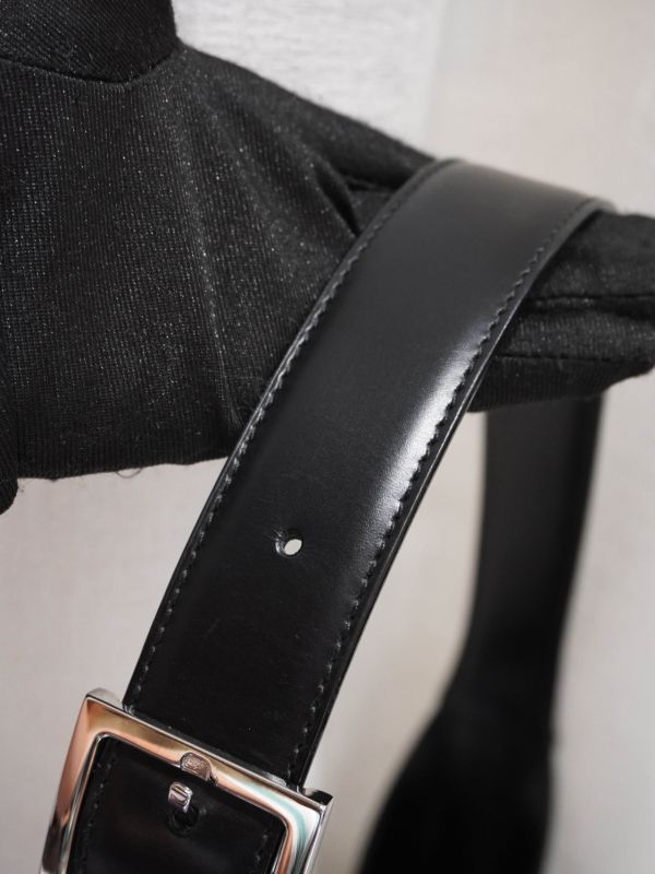 Ferragamo黑色中號單肩包 #252028 