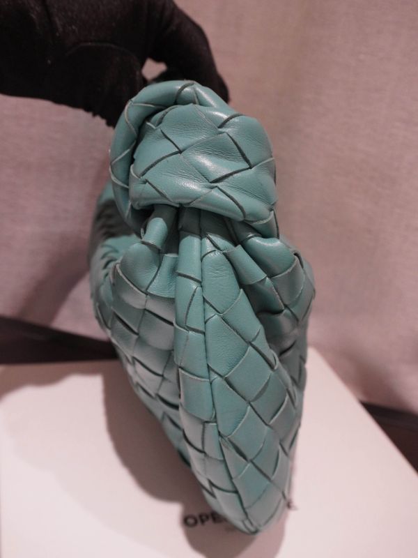 BV湖水綠色mini jodie包 #251957 