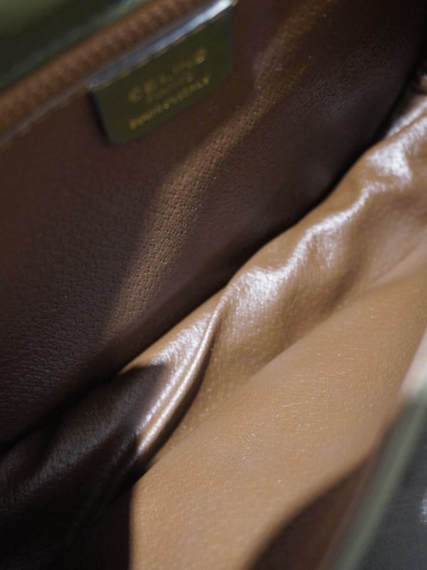 Celine橄欖綠色肩背包 #251933 