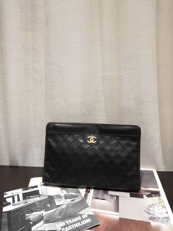 Chanel黑色手拿包 #251998 