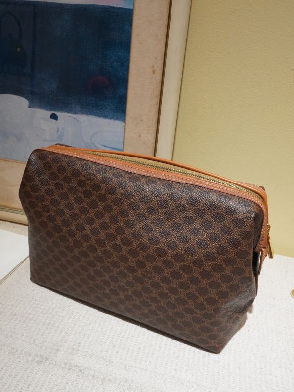 Celine 老花手拿肩背包 #241407 