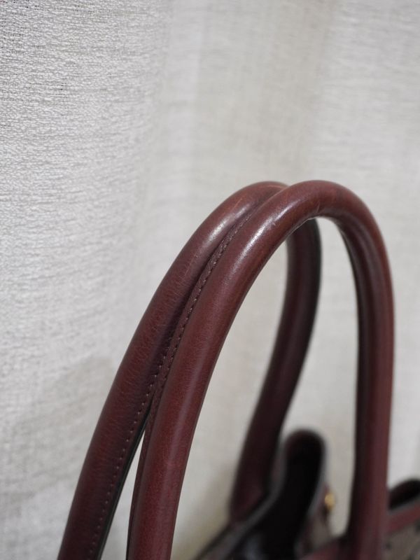 Celine老花紅皮單肩包 #252020 