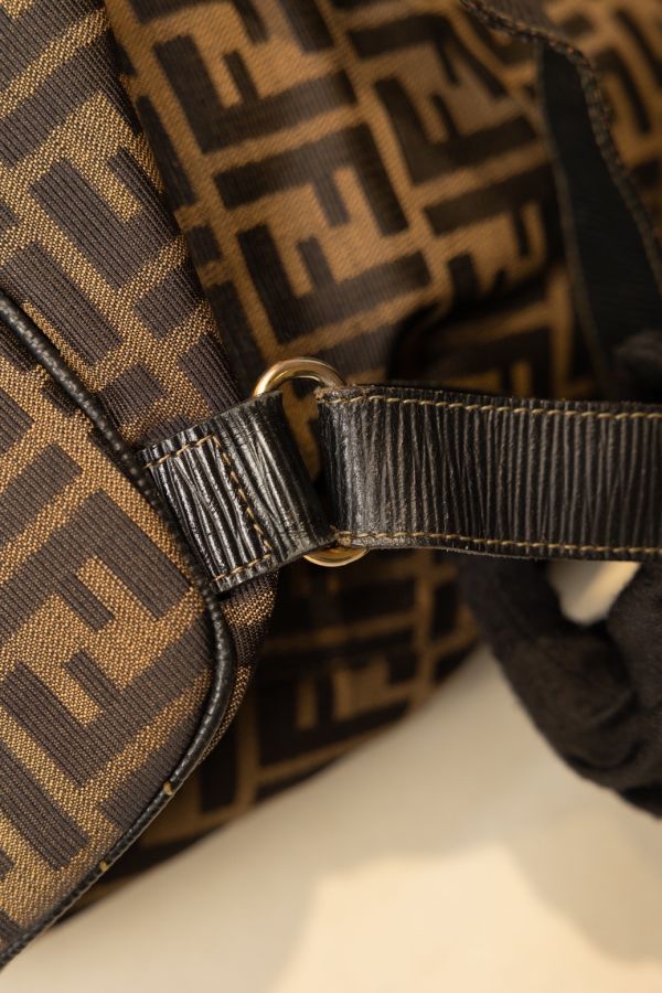 Fendi老花布面後背包 #220556 