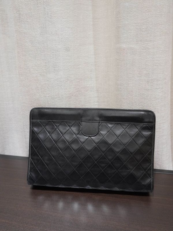 Chanel黑色手拿包 #251998 