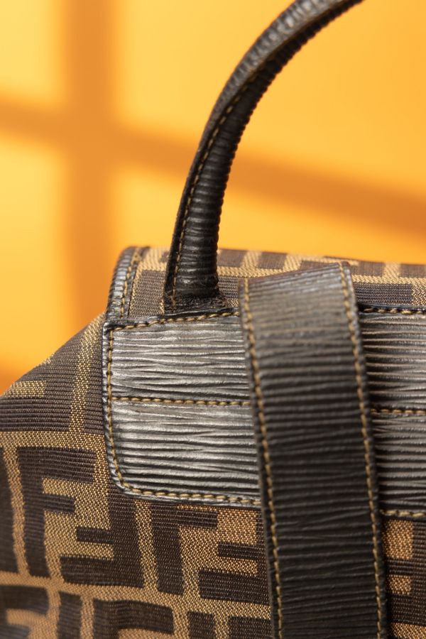 Fendi老花布面後背包 #220556 