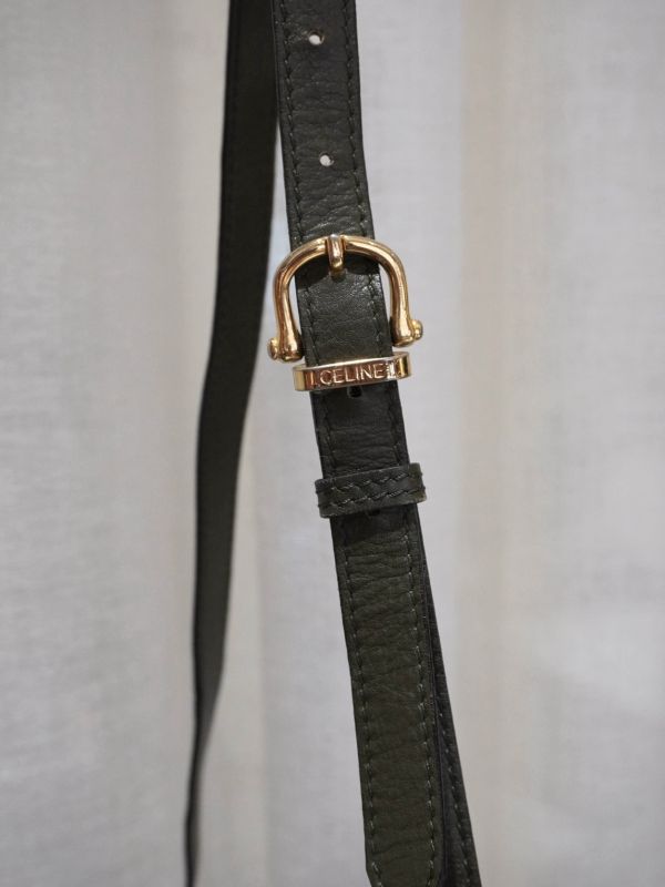 Celine橄欖綠色肩背包 #251933 