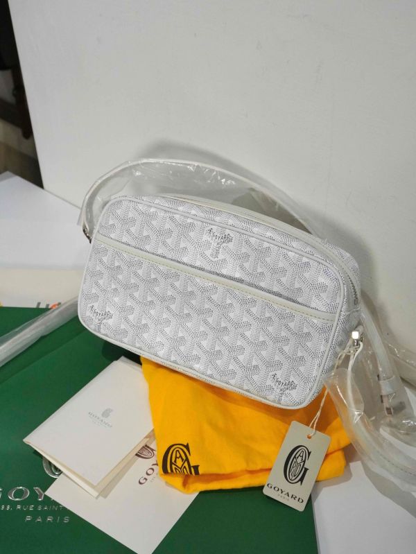 Goyard白色相機包 pm#241384 