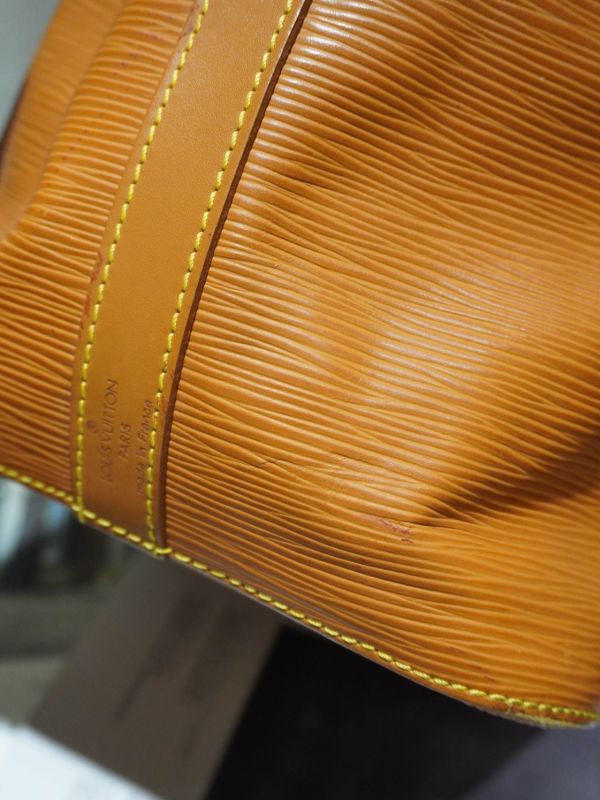 LV焦糖色水波紋水桶包 #252016 