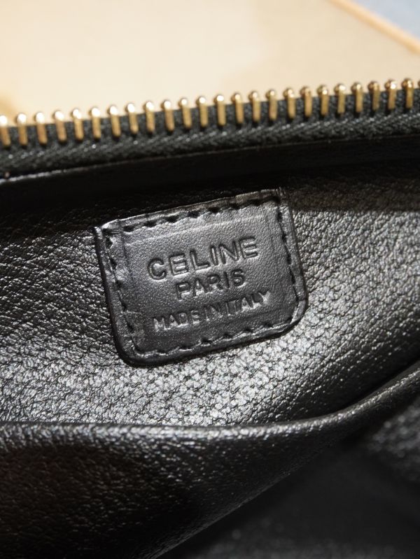 Celine 老花黑色化妝包 #241408 