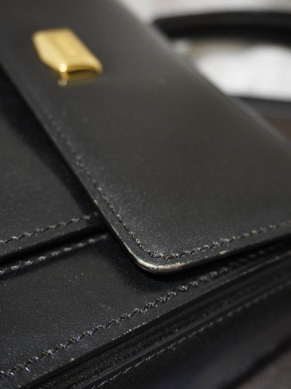 Bally黑色手提肩背包 #251909 