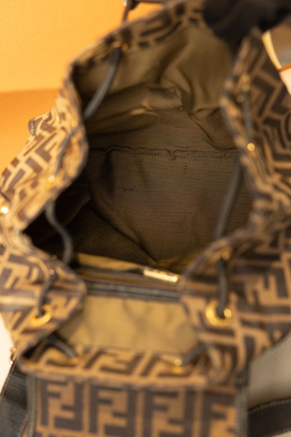 Fendi老花布面後背包 #220556 