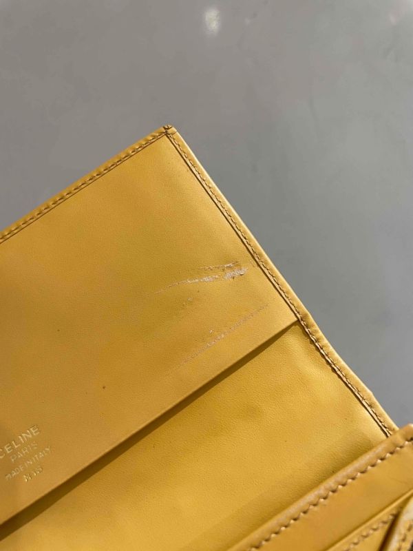 Celine 老花深棕色長夾 #241404 