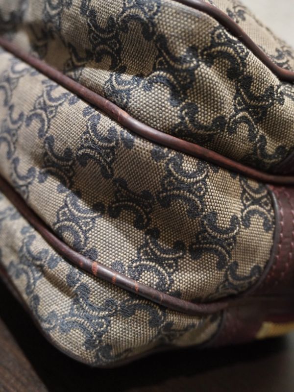 Celine老花紅皮相機包 #252047 