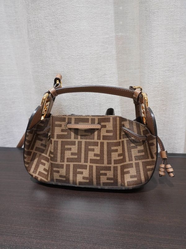 Fendi老花抽繩吊床包 #252026 