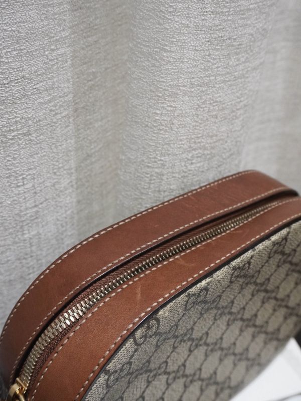 Gucci老花橢圓鏈條包 #252052 