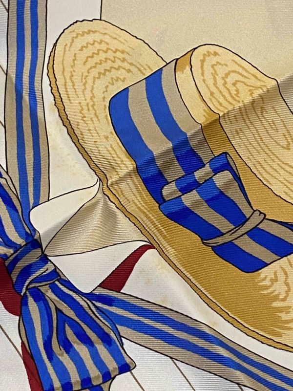 Hermes腳踏車絲巾 #AC435 