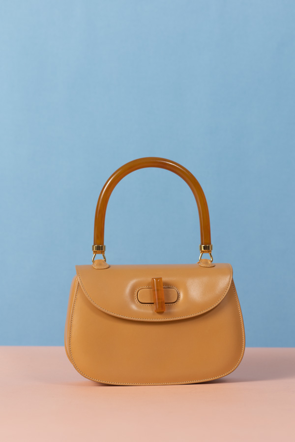 Gucci限量焦糖玳瑁手提包 #220334 