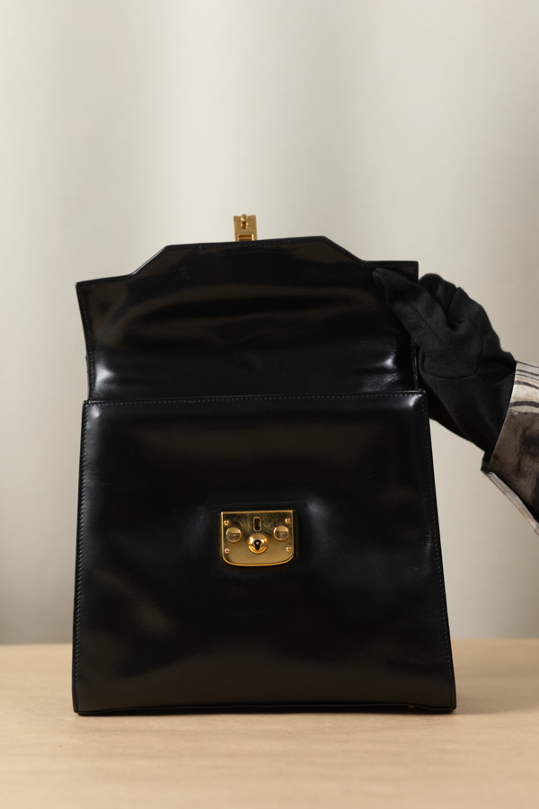 Gucci黑色padlock手提肩背包 #220281 