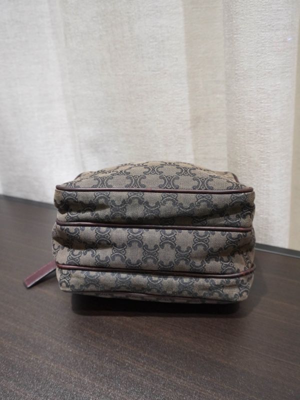 Celine老花紅皮相機包 #252047 