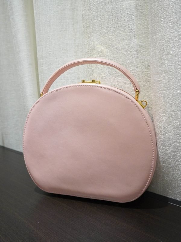 Gucci 90s粉紅色海報款圓餅包 #251823 