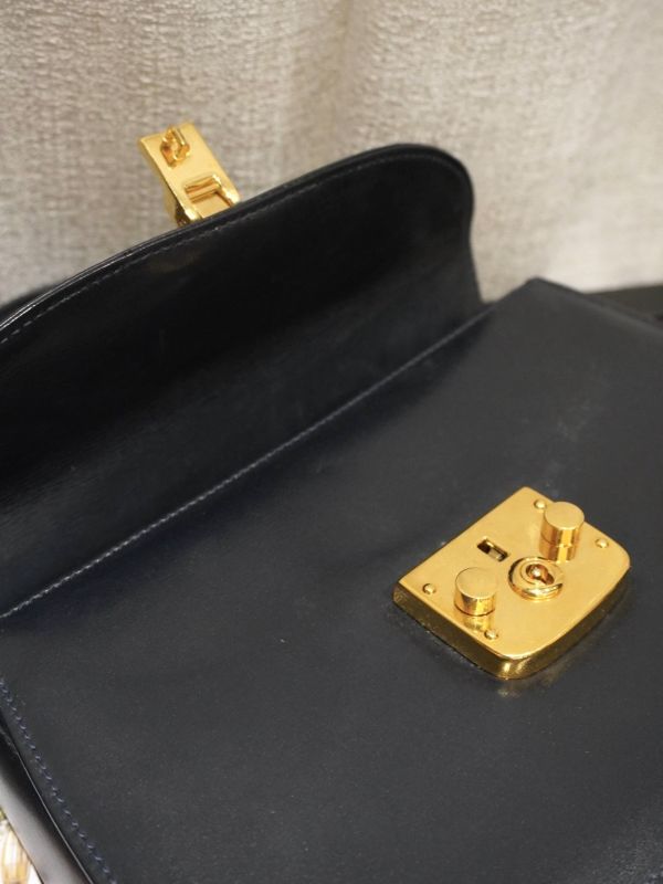 Gucci 深藍色手提斜背包 #251954 