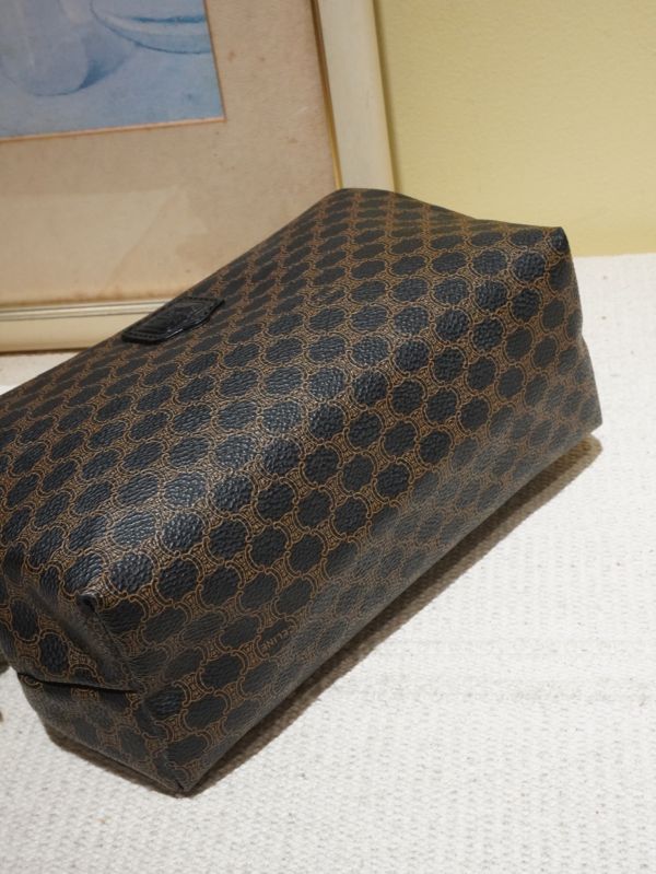 Celine 老花黑色化妝包 #241408 