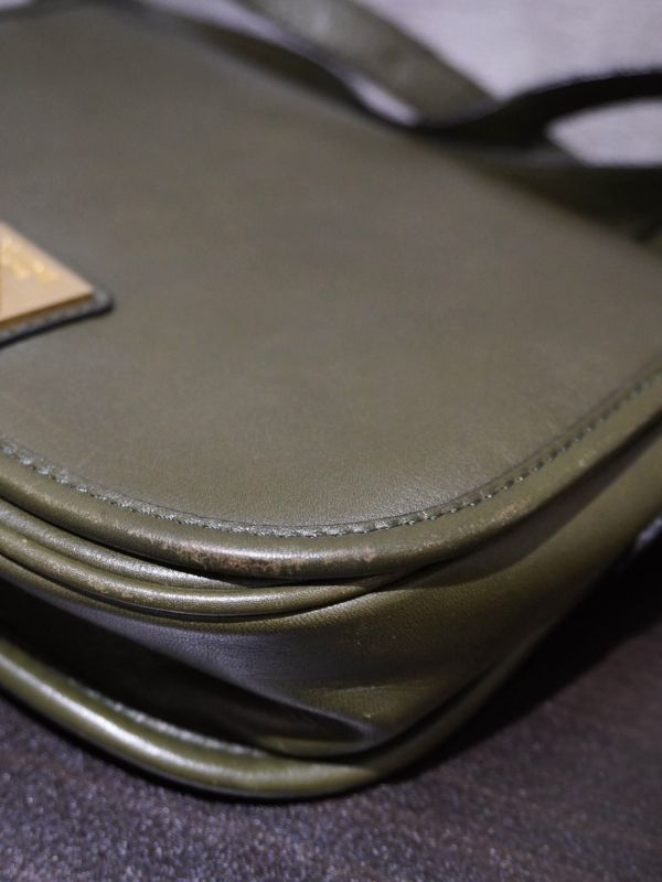 Celine橄欖綠色肩背包 #251933 