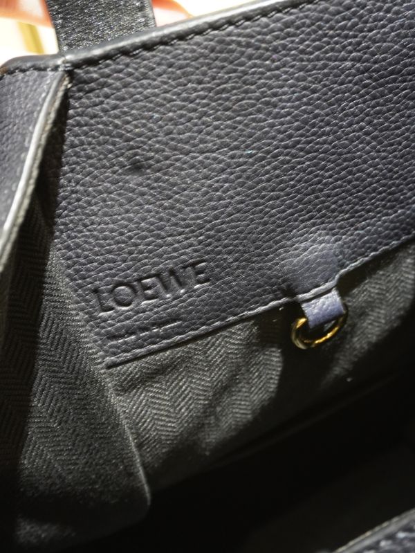 Loewe 深藍色吊床包 #241488 