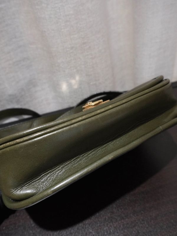 Celine橄欖綠色肩背包 #251933 