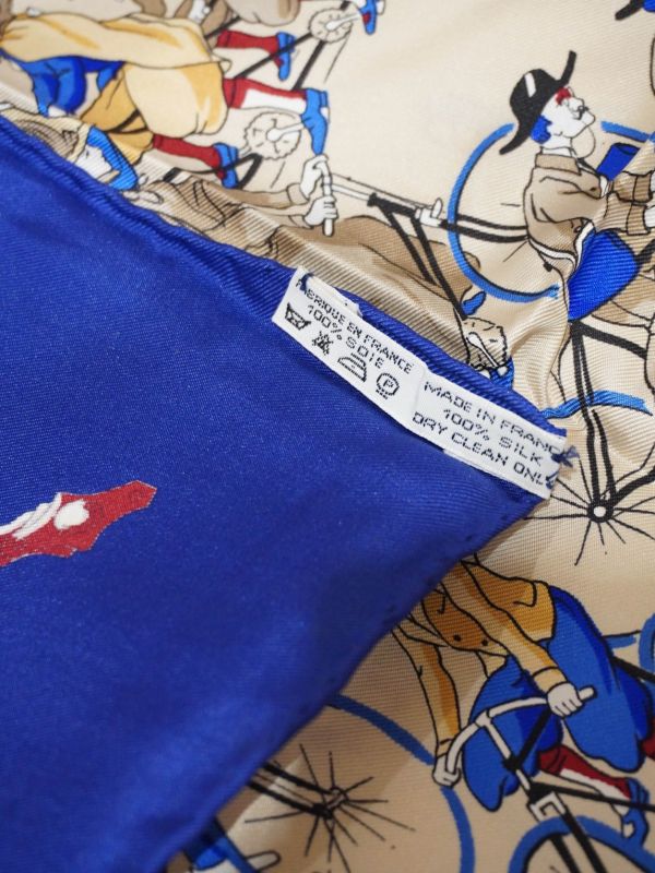 Hermes腳踏車絲巾 #AC435 