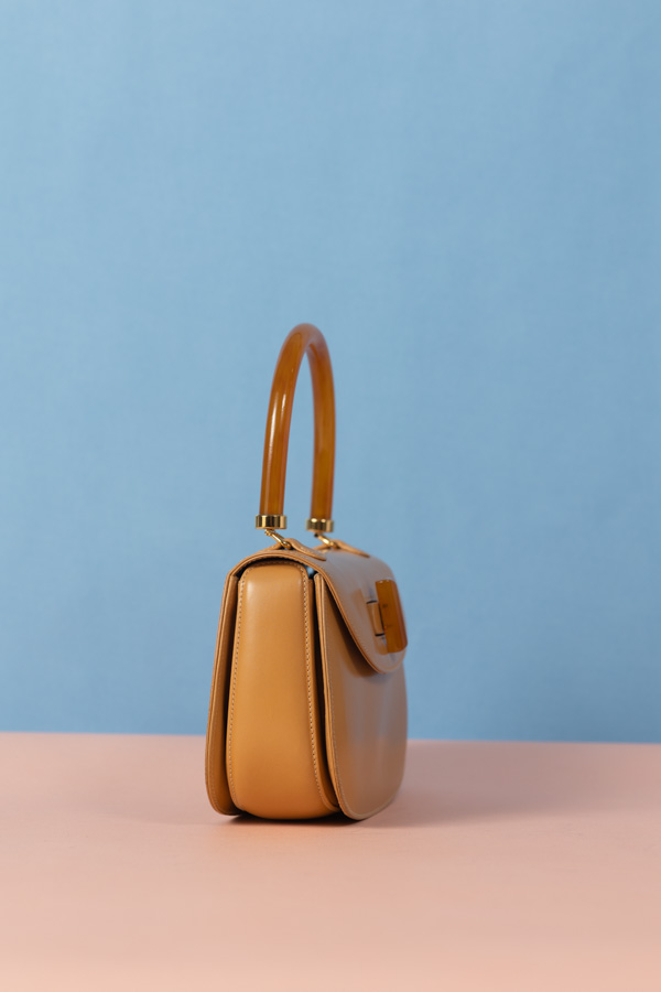 Gucci限量焦糖玳瑁手提包 #220334 