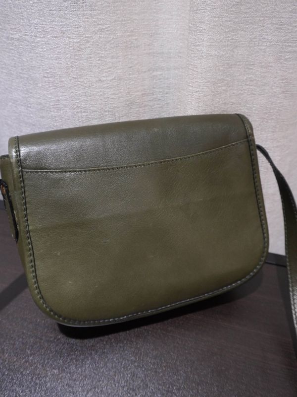 Celine橄欖綠色肩背包 #251933 