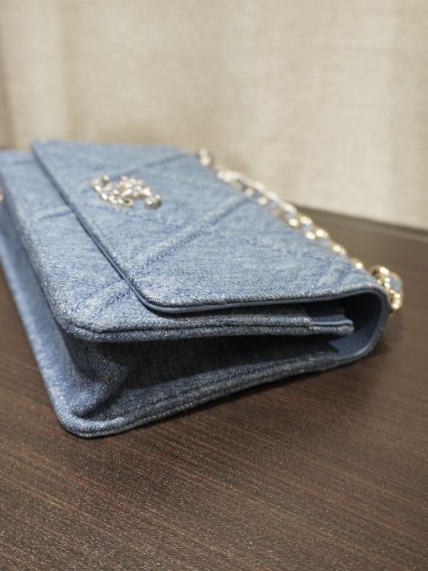 Chanel牛仔鏈條包 #252030 