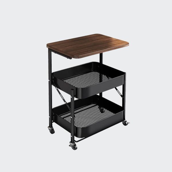 摺疊桌板置物推車 