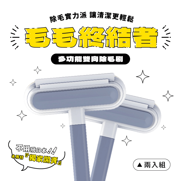 多功能雙向除毛刷 